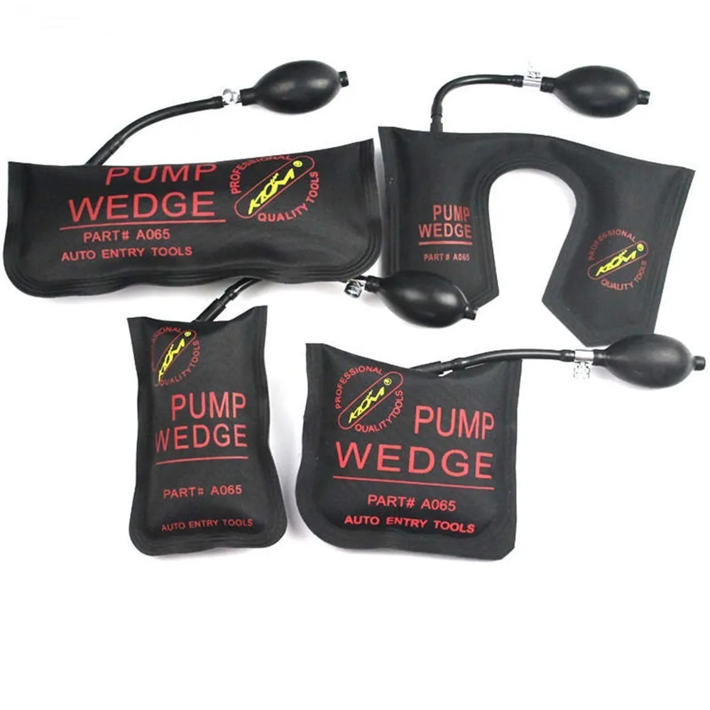 

4pcs Black S /M/L/U Air Window pump wedge Inflatable Unlock Vehicle Door Tool