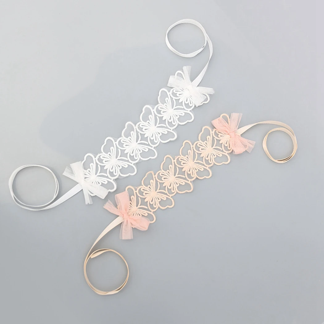 2PCS Baby Headband Decorative Lace Butterfly Hair Band Accessories | Детская одежда и обувь