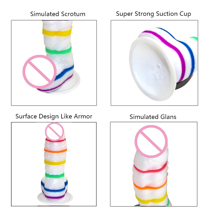 Силиконовые Огромные большие фаллоимитаторы с сильной присоской для взрослых