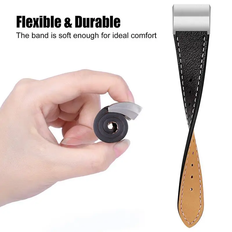 Прошитая модель из натуральной кожи сменный ремешок на запястье с разъемом для