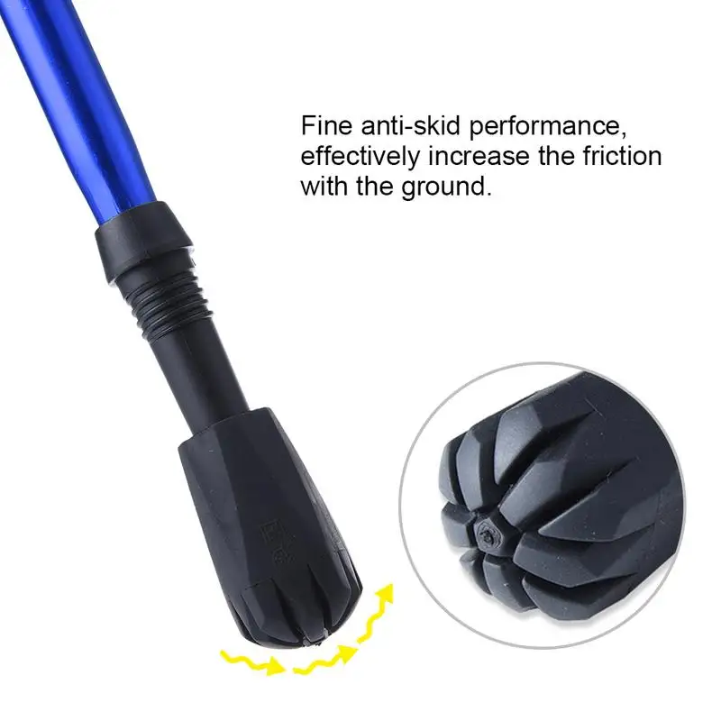 2 шт. резиновые кончики ножек пеший Туризм полюс замена советы прогулочные