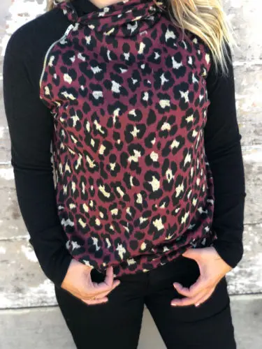 

New Fashion Women's Winter Long Sleeve Jumper Leopard Print Hoodie Sweatshirt Pullover Tops