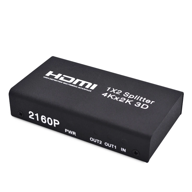Новый HDMI 1x2 сплиттер поддержка 4K x 2 K 3D один в и два выход США штекер|Кабели HDMI| |