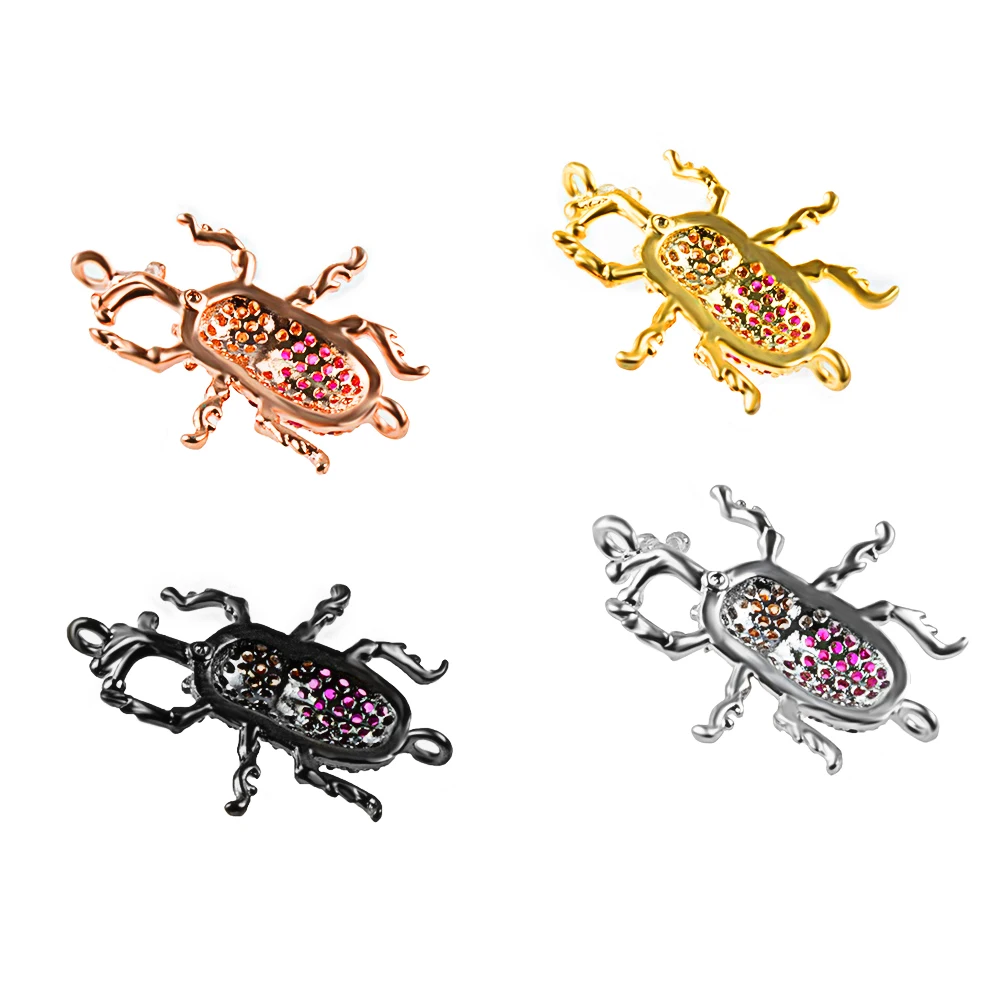 25*21 мм Beetle изысканный Diy ювелирный браслет Изготовление медного кубического