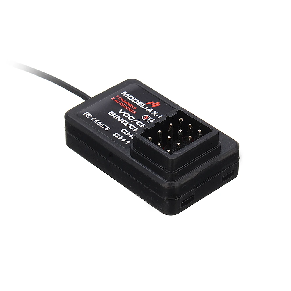 AUSTAR AX6S 2 4G 4CH 5 6 0 V DC Пластиковый черный приемник для радиоуправляемого автомобиля