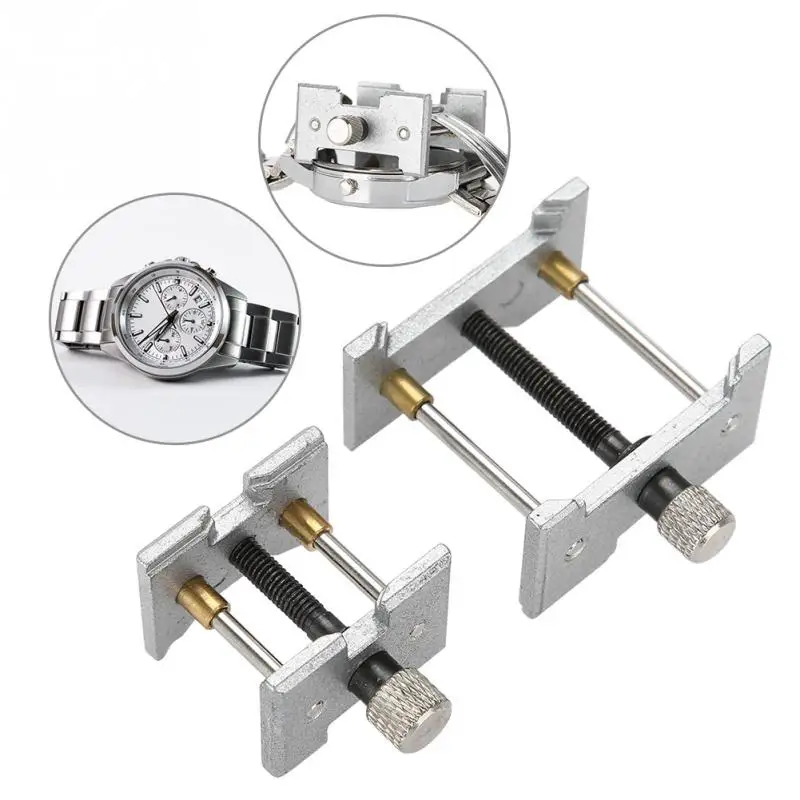 Professional 2 In 1 Watch Movement Holders Vice Clamp Adjustable Case Repair Tool watchmaker repair watch tool kit | Наручные часы
