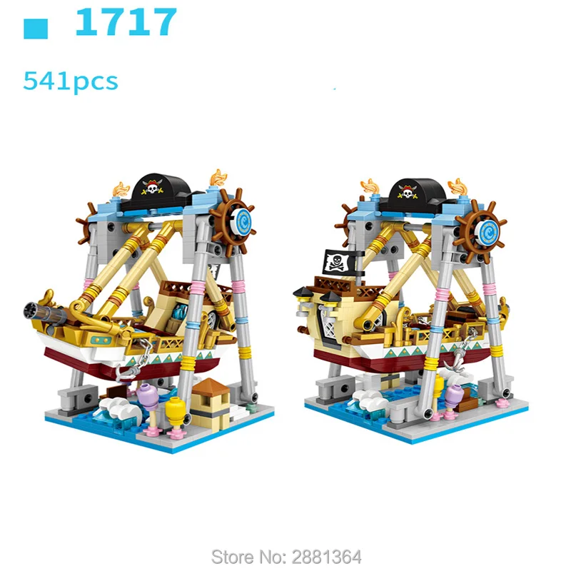 LOZ мини уличные блоки игровая площадка прыжки машина бампер автомобиль игрушки