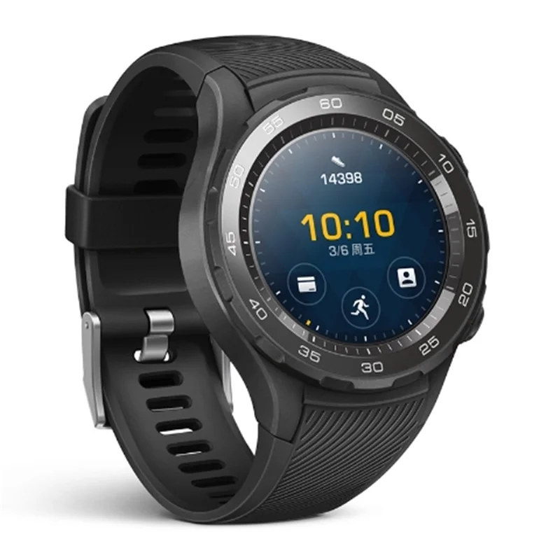 Оригинальные Смарт-часы Huawei Watch 2 с международной прошивкой, поддерживает LTE 4G Телефонный звонок для Android iOS с IP68 водонепроницаемым NFC GPS