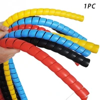 8mm 2m line organizer pipe protection spiral wrap winding cable wire protector cover tube 30