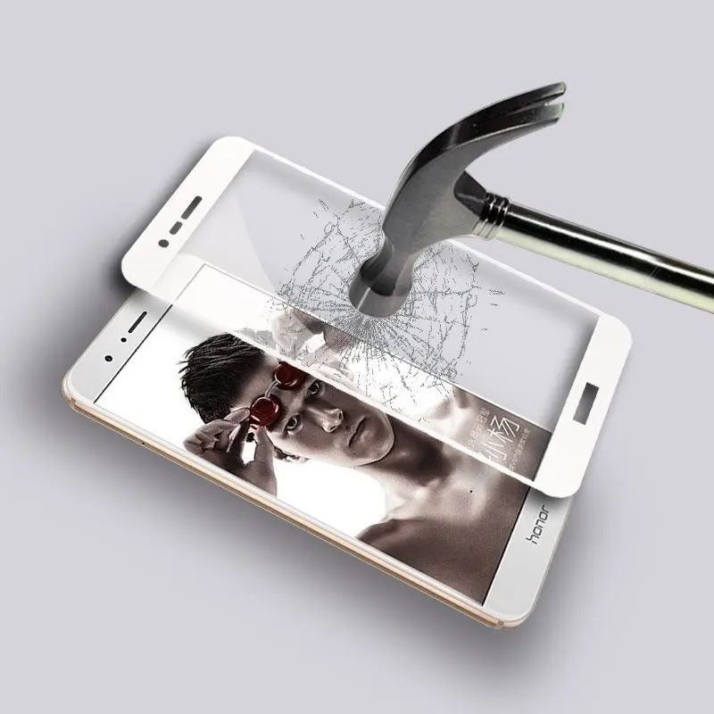 Полное покрытие из закаленного стекла для Huawei Honor V9 8 Pro DUK AL20 5 7 дюймов синий экран