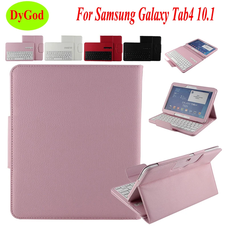 Беспроводной Bluetooth клавиатура чехол для samsung Galaxy Tab4 Tab 4 T530 T531 T533 T535 10 1 ''планшет