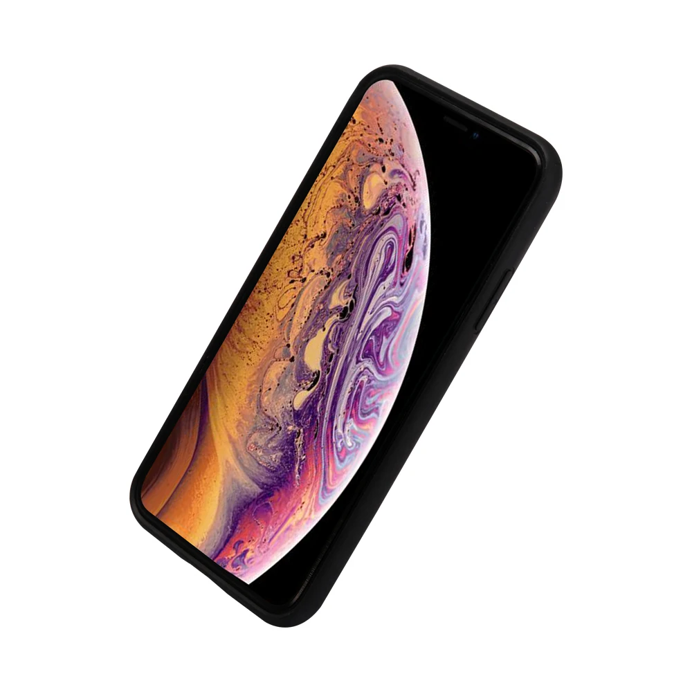 Vinsky Carbon Fiber TPU+PC Case with metallic edge for iPhone X XS XR MAX Soft Thin PC Back Anti-shock Classic |