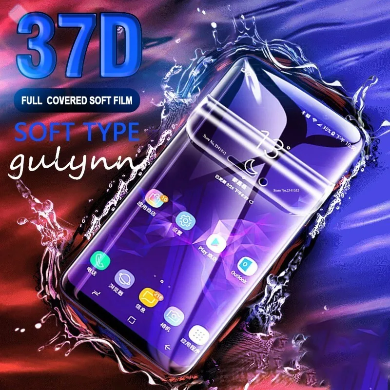 37D полное покрытие мягкий гидрогель пленка для Samsung Galaxy A10 A20 A30 40 50 60 70 80 90 2019