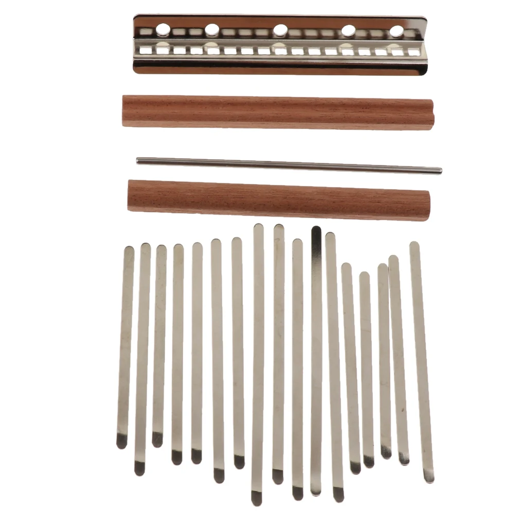Tooyful 17 Key Kalimba Making Finger Piano Mbira Keys + Bridge для производителей DIY Tool Thumb набор