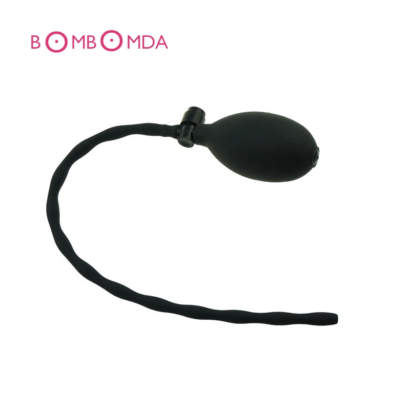 Inflatable Male Use Penis Plug Urethral Sound Horse Eye Stimulation Silicone Sounding Catheter Dilator Rod Sex Toys For Men | Красота и