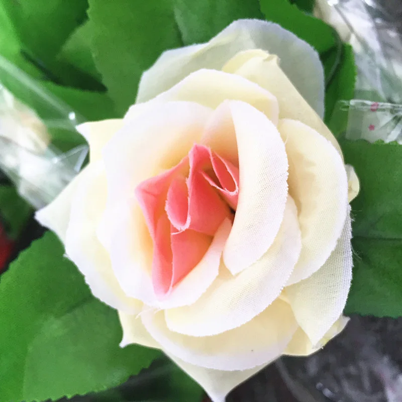 Розы Цветочные тростника Искусственные цветы 2 шт. Свадебные шелковые аксессуары