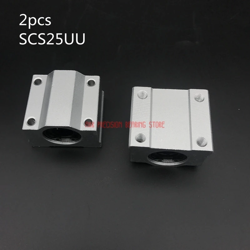 2021 Limited Cnc Router Parts Linear Rail AXK 2pcs/lot Free Shipping Sc25uu Scs25uu 25mm Linear Ball Bearing Block Cnc Router