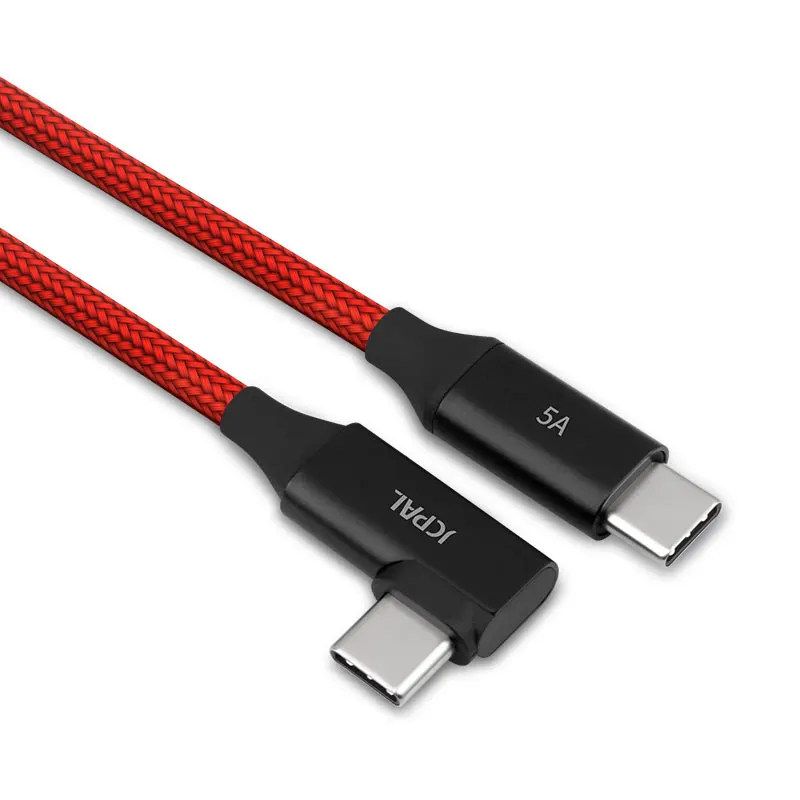 JCPAL FlexLink кабель для зарядки 100 Вт Type C PD 90 градусов разъем 2 м| |