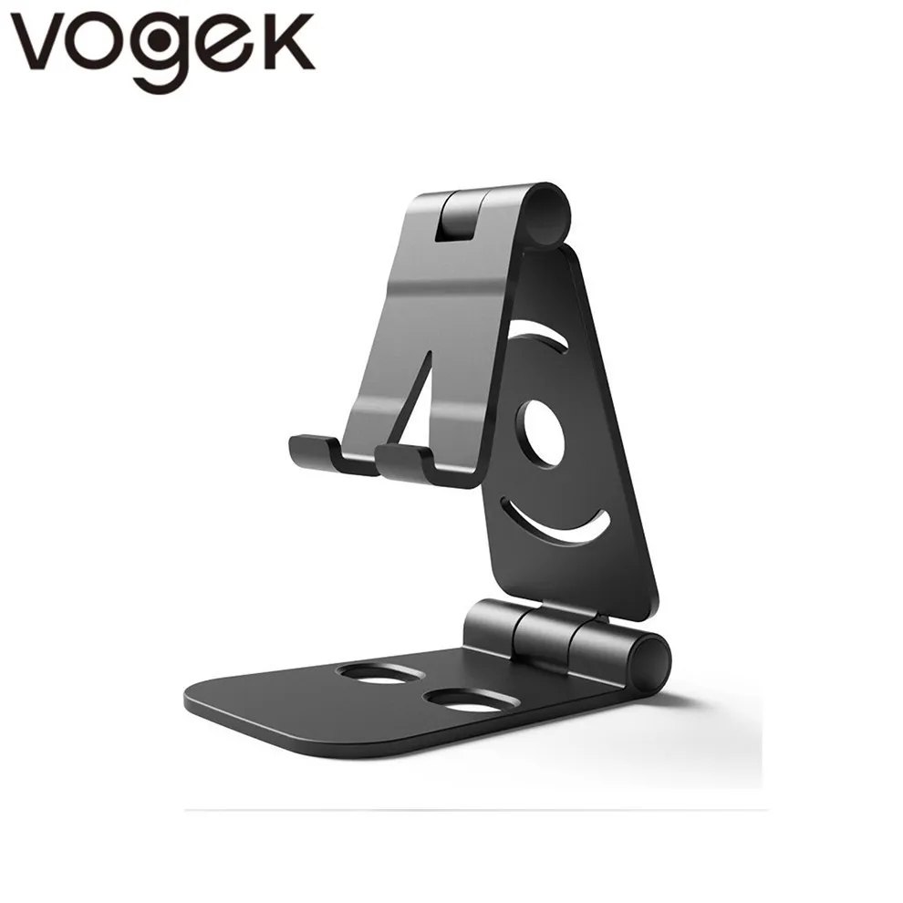 Vogek универсальная подставка для телефона для iPhone 8X7 6 Складная подставка для телефона Tabelt для samsung Galaxy S9 S8 Регулируемый Настольный держатель для телефона