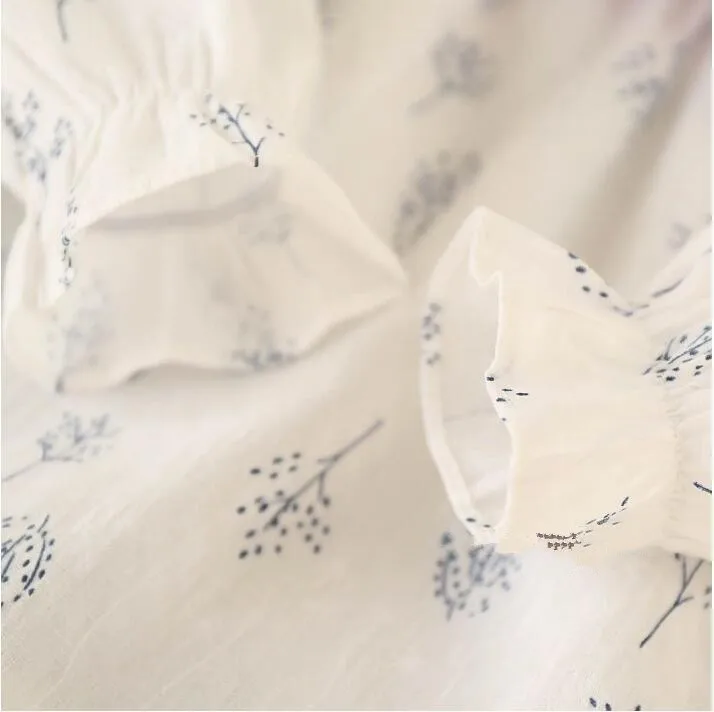 Весеннее платье для маленьких девочек Хлопковое с оборками дня рождения детское