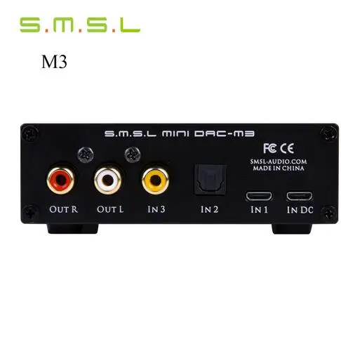 SMSL M3 DAC усилитель для наушников CS4398 OTG/PC USB/оптический/коаксиальный Hifi 24 бит 96 кГц
