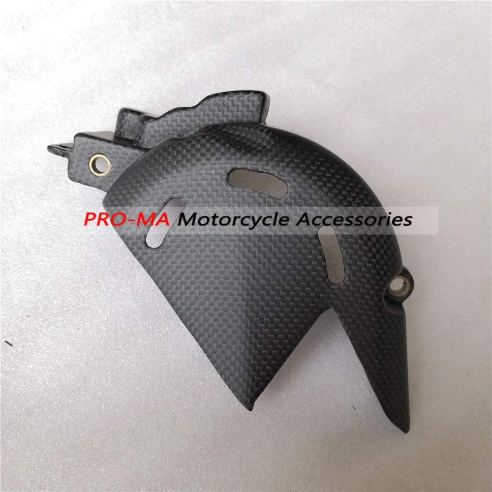 

Motorcycle Sprocket Cover in 100% Carbon Fiber for Ducati Superbike Panigela V4 Plain plain glossy