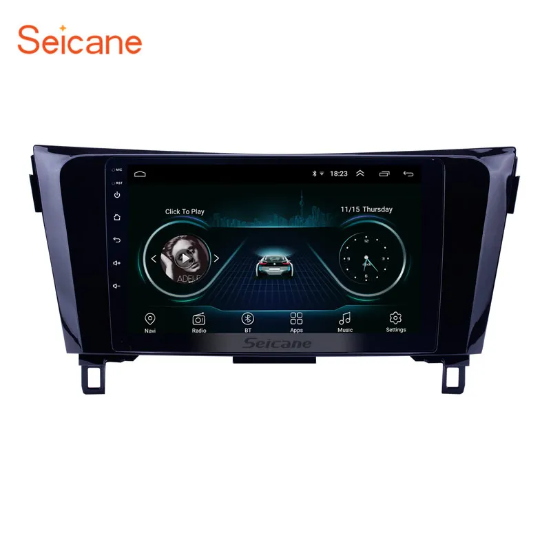 Автомагнитола Seicane 9 дюймов Android 8 1 Bluetooth Wi Fi GPS навигация аудио мультимедийный