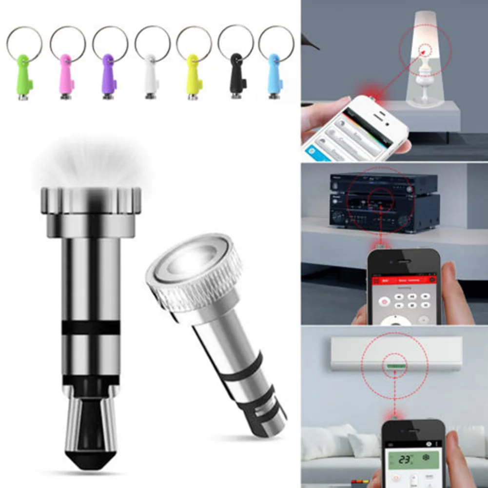 3.5mm Smart Remote Control Dust Plug IR Transmitter Universal for Apple IOS | Электроника