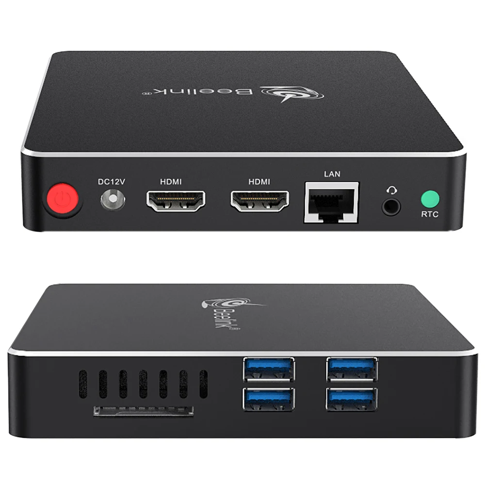 Beelink N41 N4100 мини ПК Intel Близнецы озеро HD Графика 600 4 GB Оперативная память 64 Гб SSD 2 4G 5