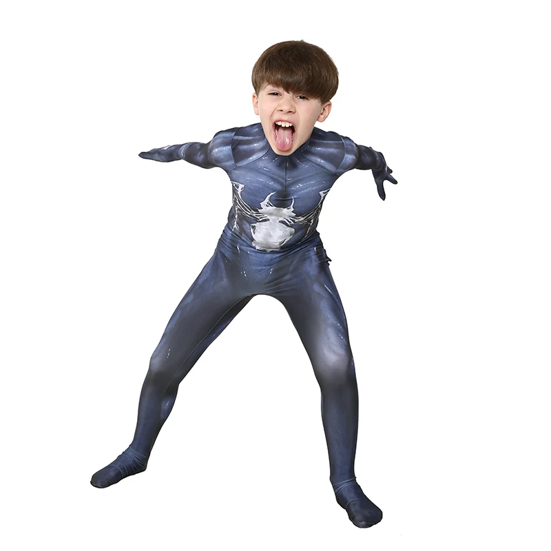 Детские костюмы Marvel Symbiote Spider Boy облегающие Зентаи карнавальный костюм для
