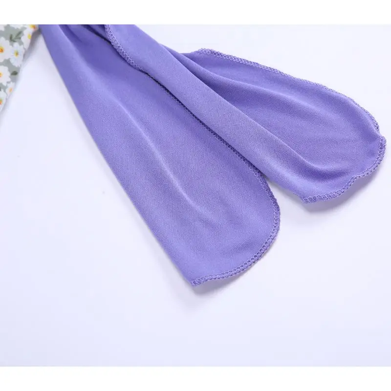 2 шт. детское платье макси с цветочным принтом