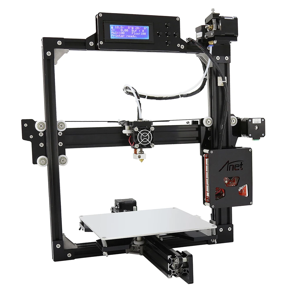 Anet A2 3D принтеры обновление Высокая точность трехмерной DIY принтер с TF картой
