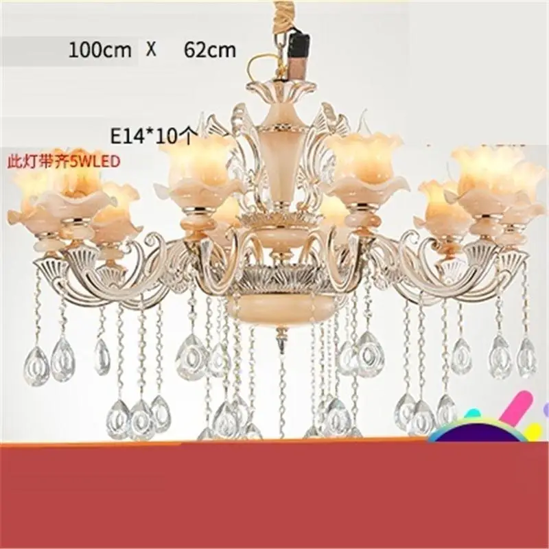 Осветительный светильник Crystal Techo imperna Comedor Lampara Colgante Lustre E Pendente Para Sala De Jantar Deco