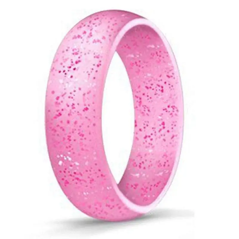 Силиконовое обручальное кольцо женское 10 упаковок красочных силиконовых