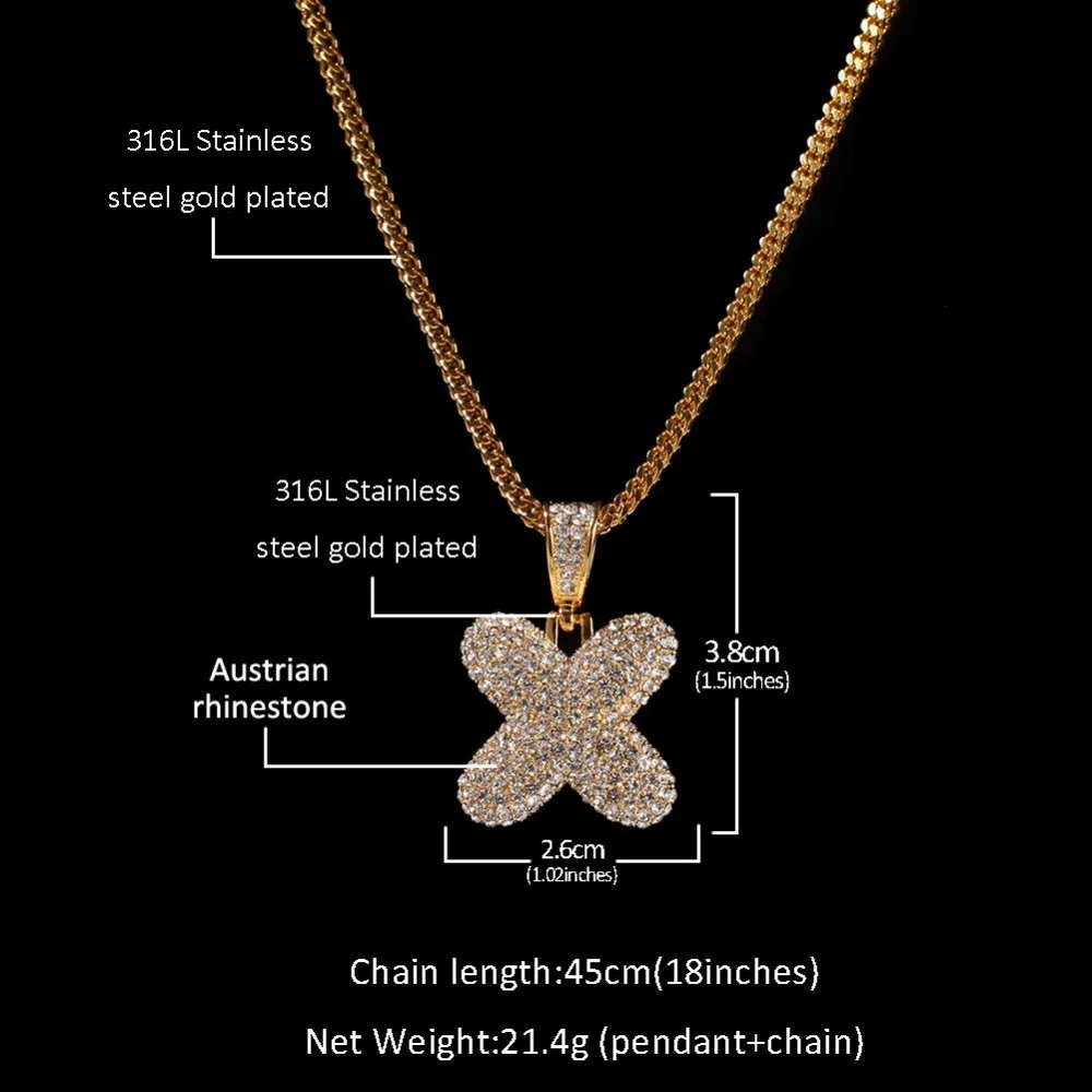 Мужская подвеска в стиле хип-хоп из нержавеющей стали | Украшения и аксессуары