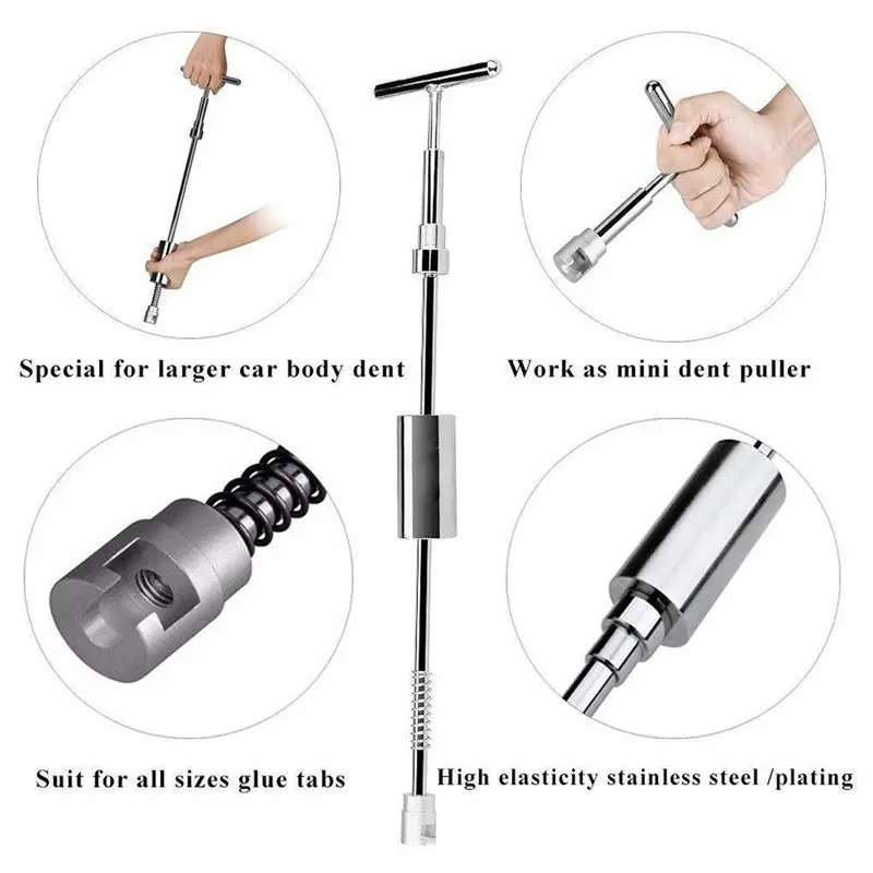 34 шт./компл. Автомобильный кузов вмятин безболезненные Ремонт Инструменты T бар