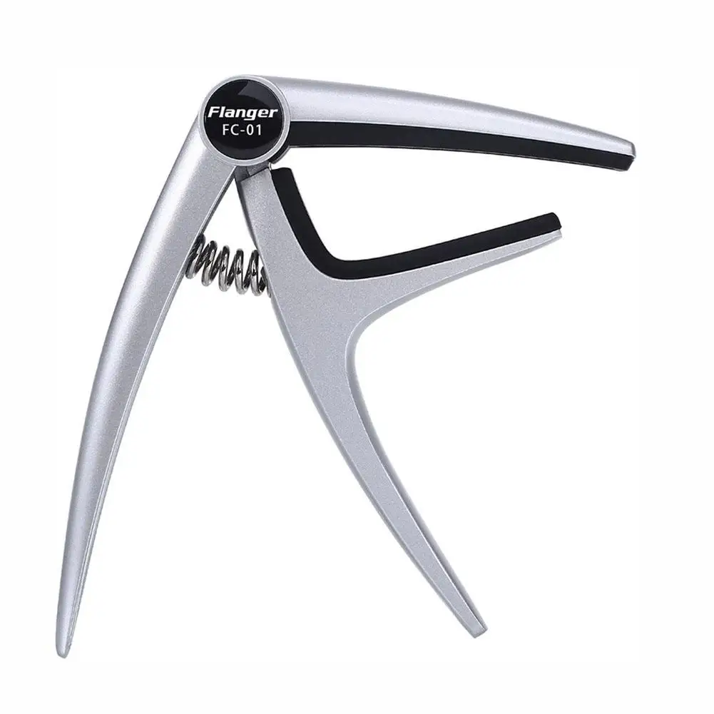 

Flanger Guitar Capos Silver-plated Alloy Capo Guitarra Capos for Electric Acoustic Classical Folk Guitar Bass Accessories