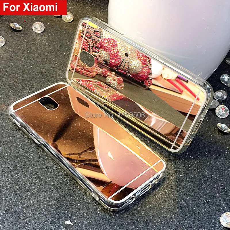 Мягкий mi rror чехол для Xiaomi 8 SE 5S плюс 5X 6X A2 x 2 s/Max Red 5 6 5A 6A Note 4 4X S2 ТПУ зеркальные