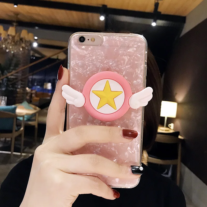 Для iphone 6 6s 7 8 plus X XR XS максимальный чехол Горячий Стиль 3D оболочка Блестящий Seashell