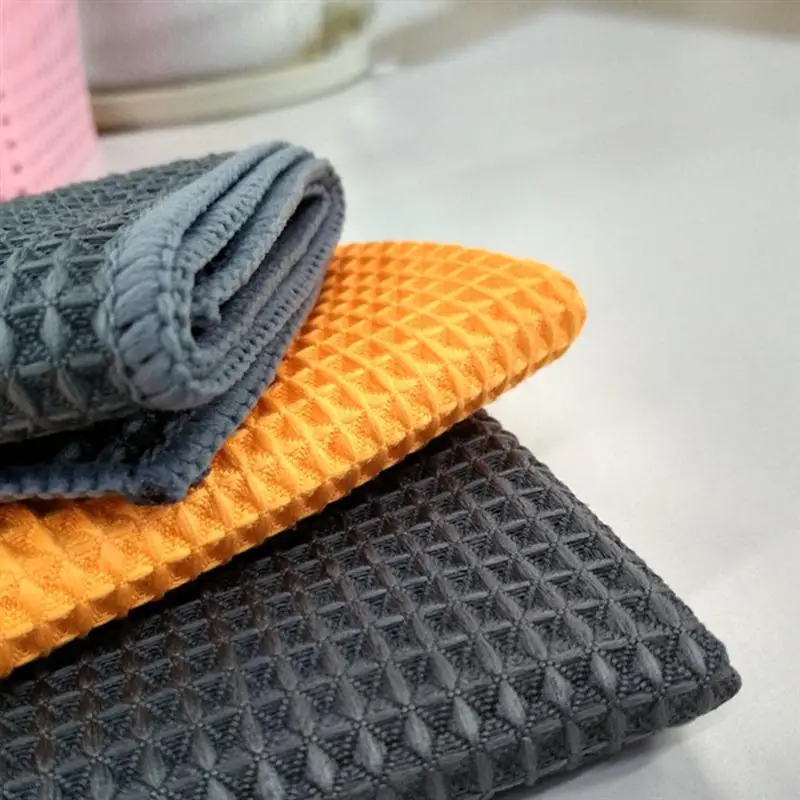 2pcs Towel Multi-purpose Durable Fiber Material Cleaning Water Absorption Cellular Weave Towels for Kitchen Bathroom Hotel | Автомобили и