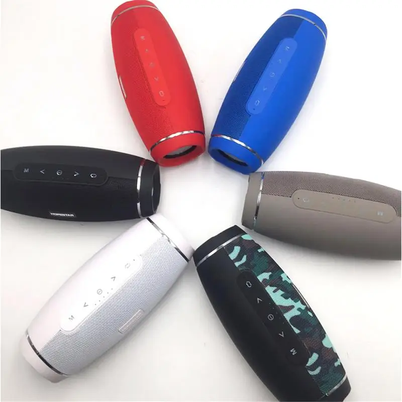 Портативный Bluetooth динамик сабвуфер Беспроводная стереоколонка с микрофоном банк