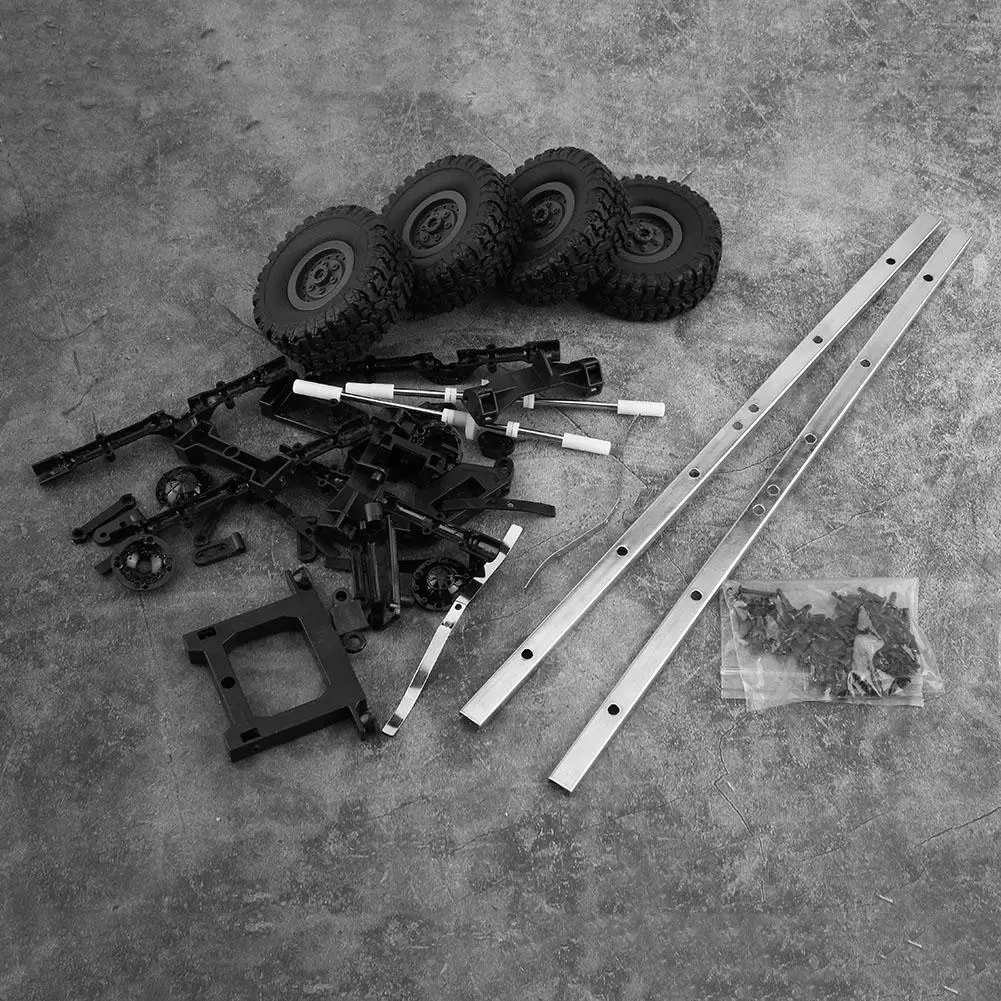 Масляный бак прицеп шасси для WPL B24 B16 B36 B36KIT военный грузовик RC автозапчасти DIY