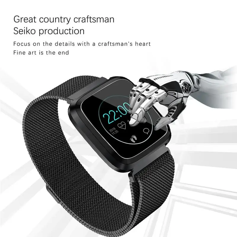 Модные Смарт часы для Samsung Android IOS умные с цветным экраном мужчин и женщин фитнес