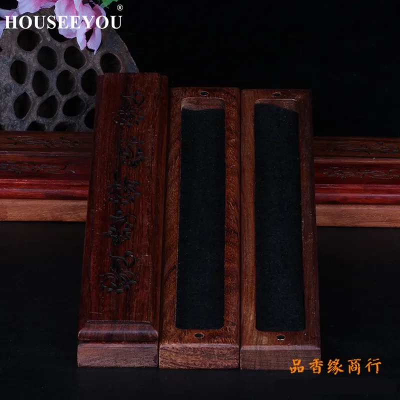 Цветочный деревянный держатель для ароматических палочек подставка с выдвижным