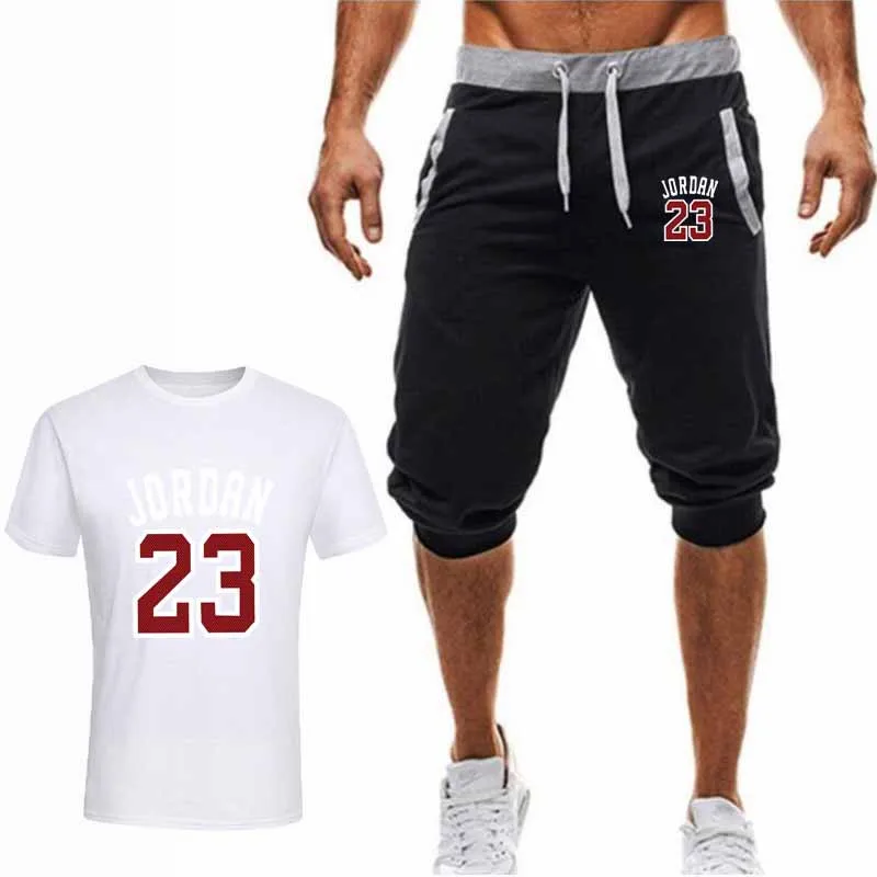 Комплект мужской спортивной одежды 2019 летние новые толстовки спортивные