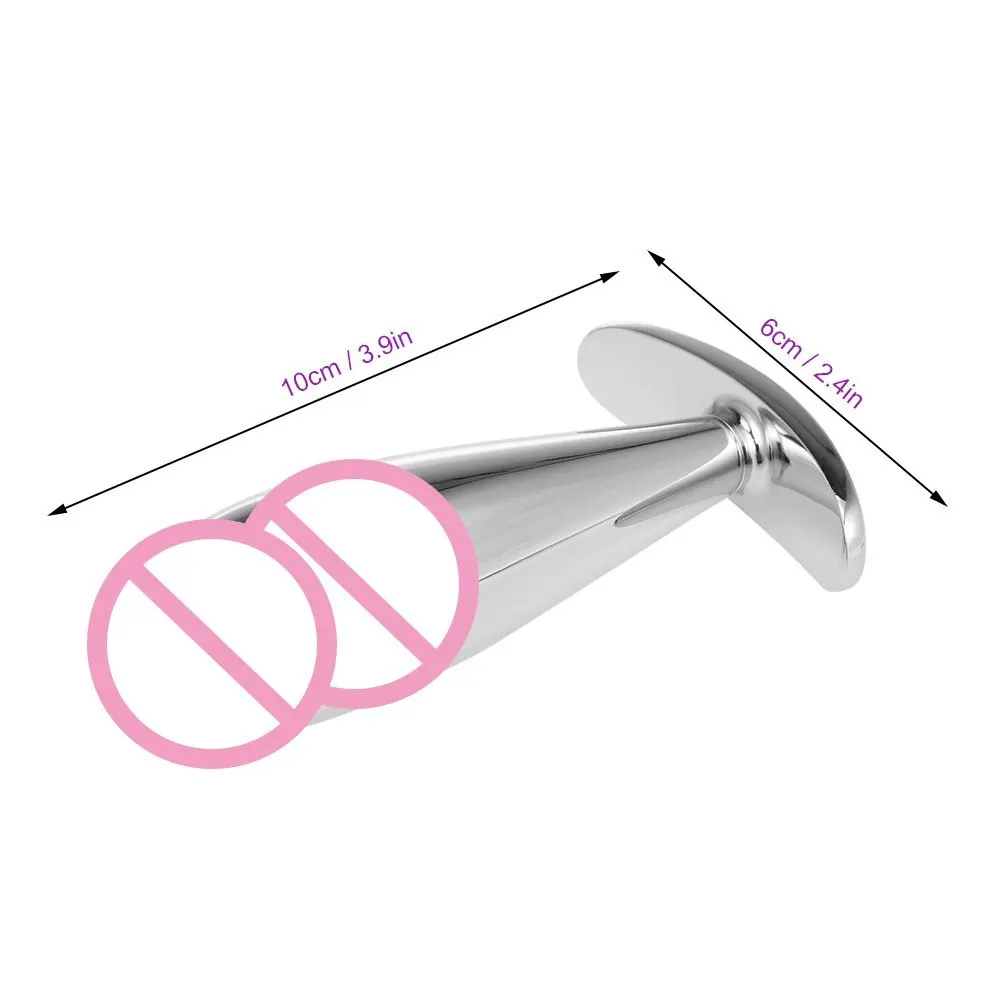 Metal Real Penis Anal Plug Butt Stainless Steel Prostate Massager Adult Sex Toys for Woman With Crystal Jewelry|Анальные пробки| |