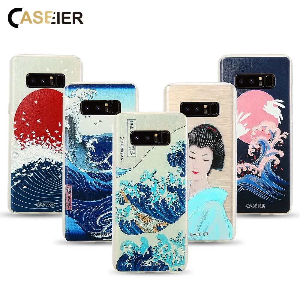 Чехол для телефона CASEIER Samsung Galaxy S6 S7 Edge S8 Plus Note 8 мягкий Ультратонкий чехол из ТПУ в