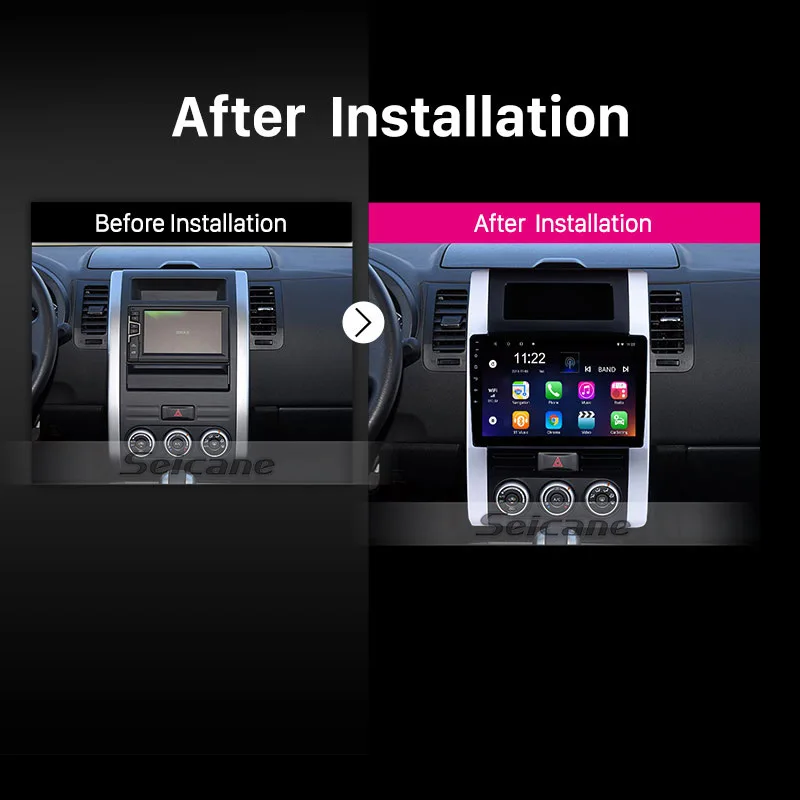 Seicane 10 1 дюймов Android 7 1/8 автомобильное радио для 2008 2009 2010 2011 2012 NISSAN X TRAIL Dongfeng MX6 2Din GPS