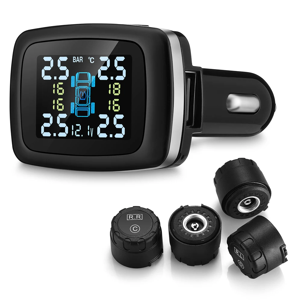 ZEEPIN TPMS C100 система контроля давления в шинах Прикуриватель разъем режиме
