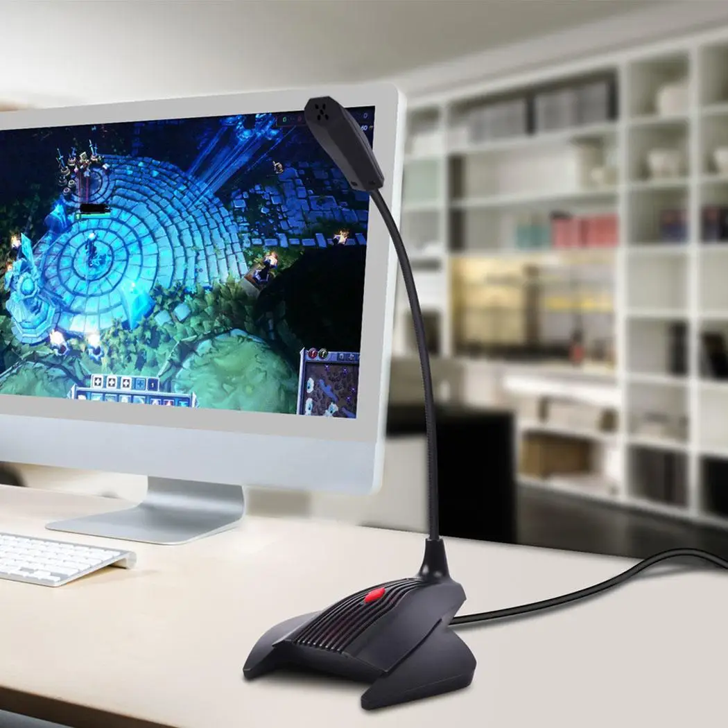 F10 Professional Flexible Microphone Karaoke Studio Gaming Mic Meeting Microphones for Computer PC For online Chat Live stream |